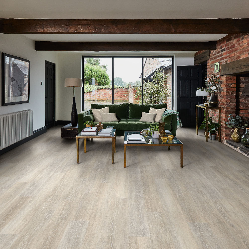 Premium flooring in a styled interior