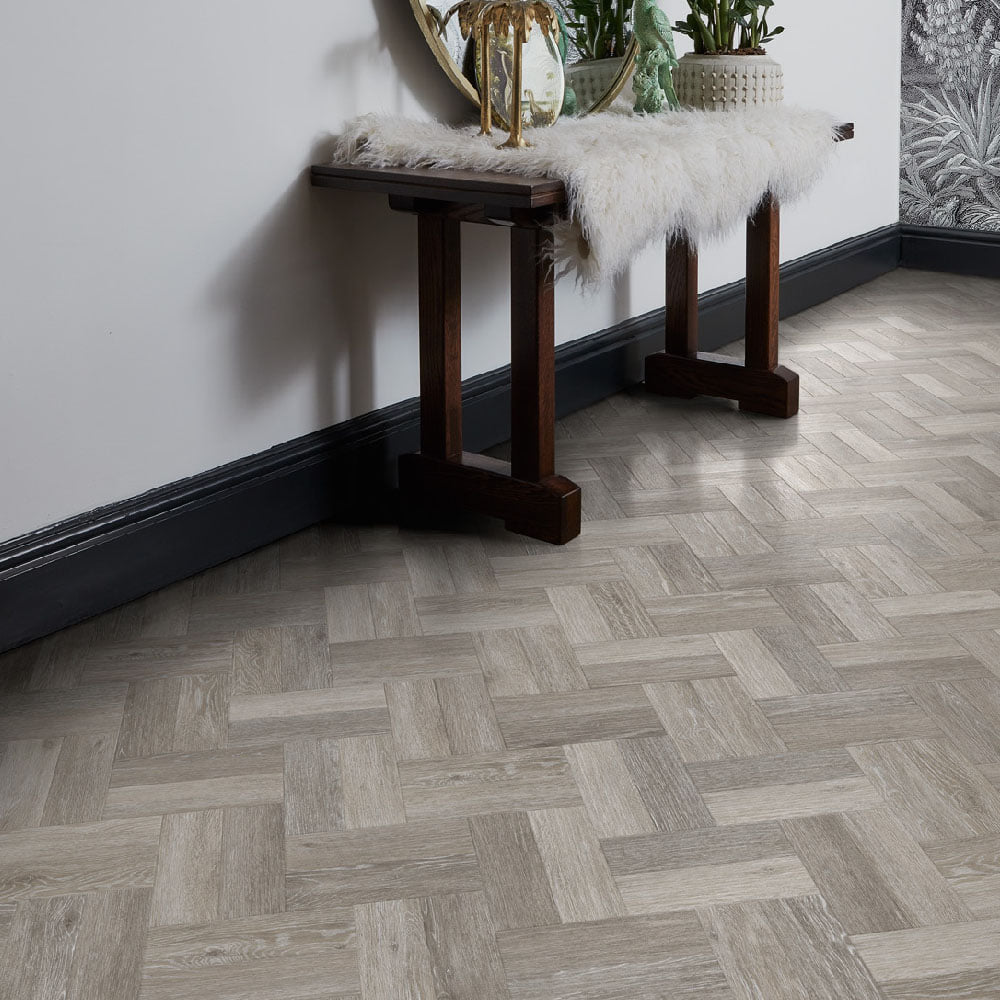 Premium flooring in a styled interior